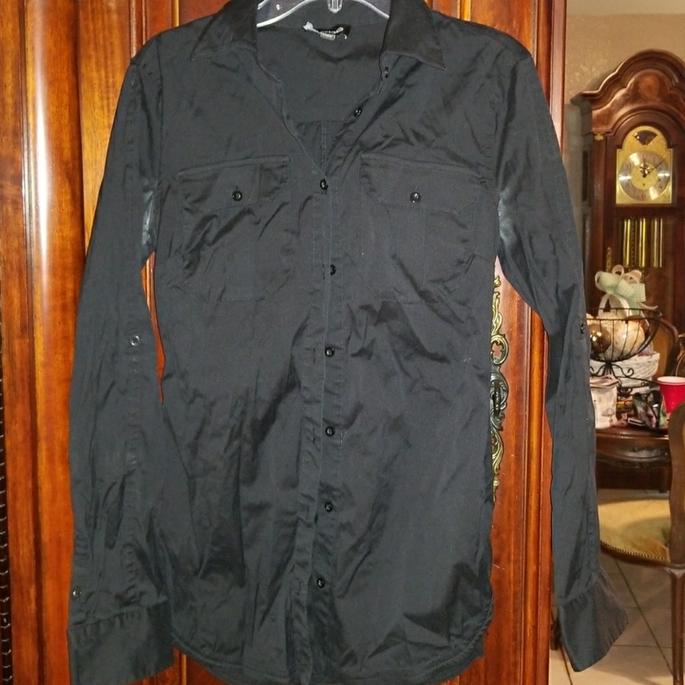 Black Button Down